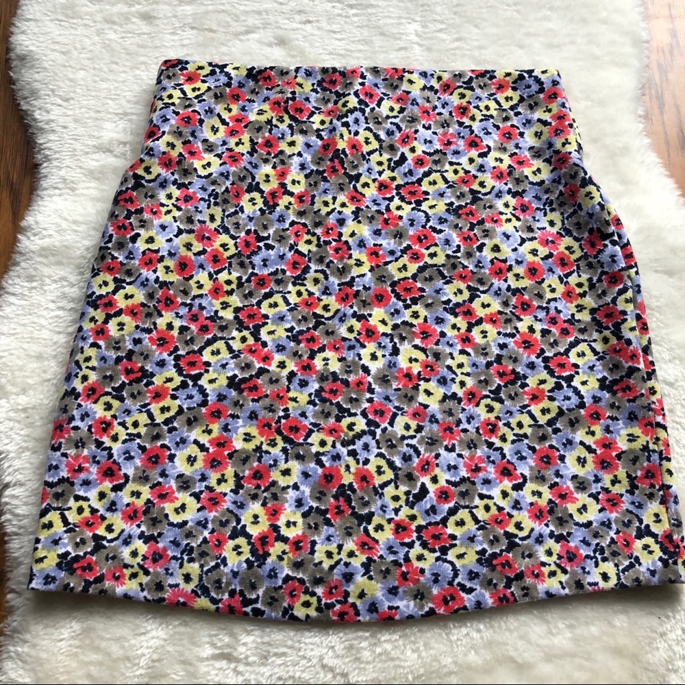 BCBGeneration Floral Bandage Mini Skirt S